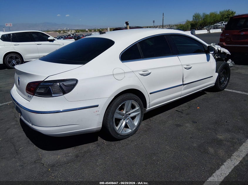 2013 Volkswagen Cc VIN WVWBN7AN9DE549721 IAAI salvage auction — NORMAL WEAR, Clear (Nevada), sold $1,050 on 2026-07-17 (photo 4)
