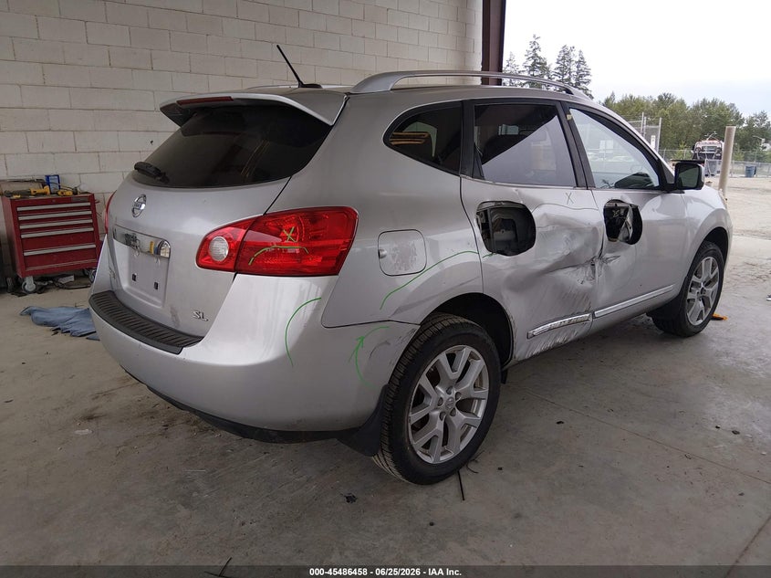 2013 Nissan Rogue VIN JN8AS5MT3DW517414 IAAI salvage auction — RIGHT SIDE, Bill Of Sale (Washington), sold $1,225 on 2026-07-15 (photo 4)