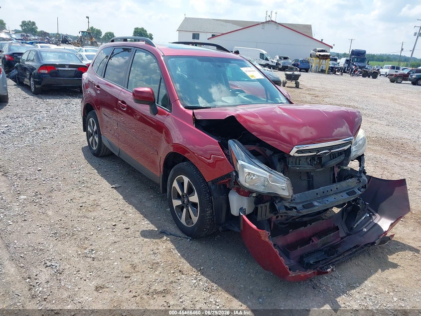 2017 Subaru Forester VIN JF2SJAGCXHH484236 IAAI salvage auction — FRONT END, Salvage (Pennsylvania), sold $1,100 on 2026-07-22 (photo 1)