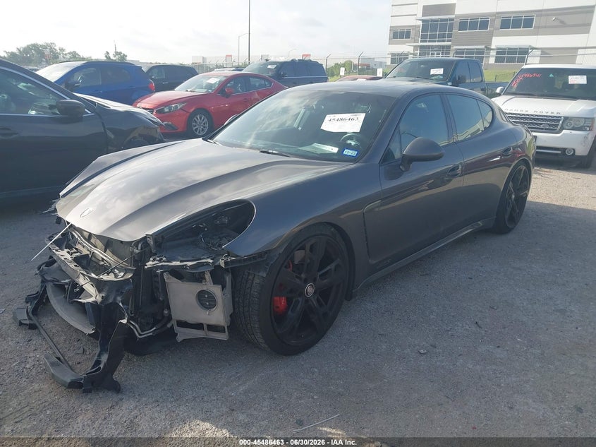 2015 Porsche Panamera VIN WP0AF2A77FL080592 IAAI salvage auction — FRONT END, Original (Texas), sold $5,600 on 2026-08-20 (photo 2)