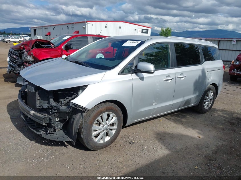 2018 Kia SEDONA VIN KNDMB5C16J6401838 IAAI salvage auction — FRONT END, Bill Of Sale (Washington), sold $125 on 2026-07-28 (photo 2)