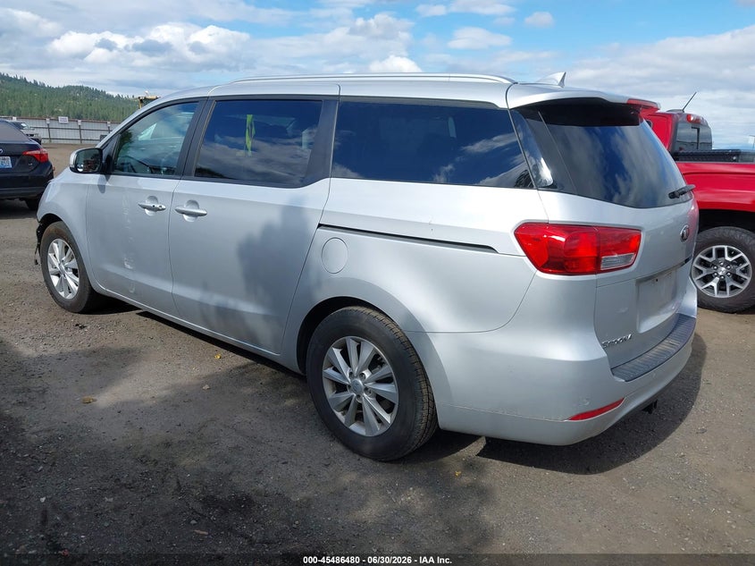 2018 Kia SEDONA VIN KNDMB5C16J6401838 IAAI salvage auction — FRONT END, Bill Of Sale (Washington), sold $125 on 2026-07-28 (photo 3)