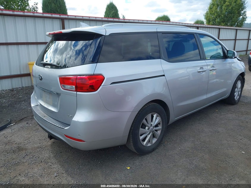 2018 Kia SEDONA VIN KNDMB5C16J6401838 IAAI salvage auction — FRONT END, Bill Of Sale (Washington), sold $125 on 2026-07-28 (photo 4)