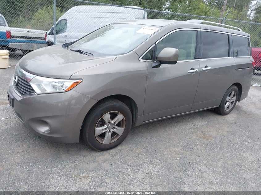 2017 Nissan Quest VIN JN8AE2KP9H9165407 IAAI salvage auction — INTERIOR BURN, Bill Of Sale (Washington), sold $1,150 on 2026-07-15 (photo 2)