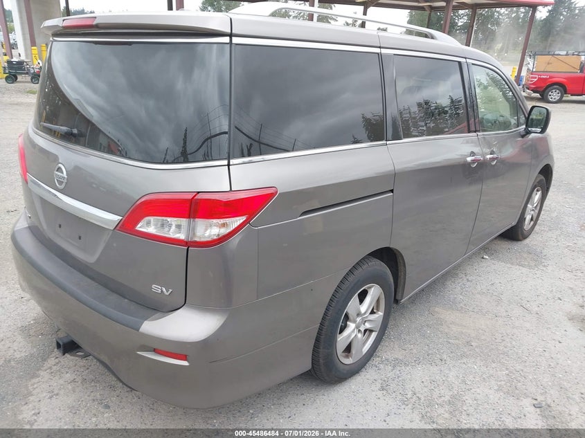 2017 Nissan Quest VIN JN8AE2KP9H9165407 IAAI salvage auction — INTERIOR BURN, Bill Of Sale (Washington), sold $1,150 on 2026-07-15 (photo 4)