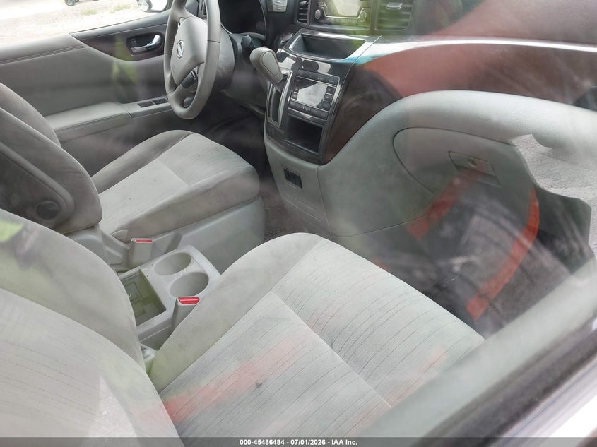 2017 Nissan Quest VIN JN8AE2KP9H9165407 IAAI salvage auction — INTERIOR BURN, Bill Of Sale (Washington), sold $1,150 on 2026-07-15 (photo 5)