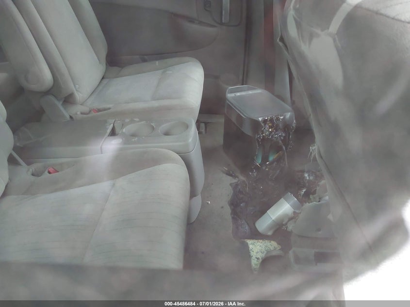 2017 Nissan Quest VIN JN8AE2KP9H9165407 IAAI salvage auction — INTERIOR BURN, Bill Of Sale (Washington), sold $1,150 on 2026-07-15 (photo 8)