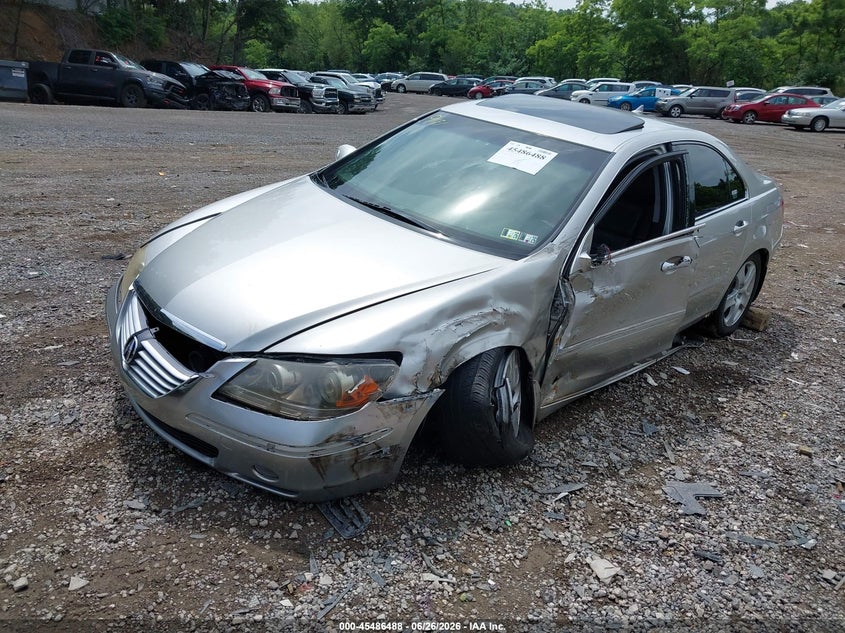 2005 Acura Rl VIN JH4KB16525C019181 IAAI salvage auction — FRONT END, Salvage (Pennsylvania), sold $175 on 2026-07-28 (photo 2)