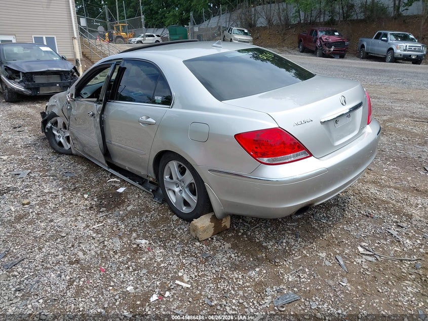 2005 Acura Rl VIN JH4KB16525C019181 IAAI salvage auction — FRONT END, Salvage (Pennsylvania), sold $175 on 2026-07-28 (photo 3)
