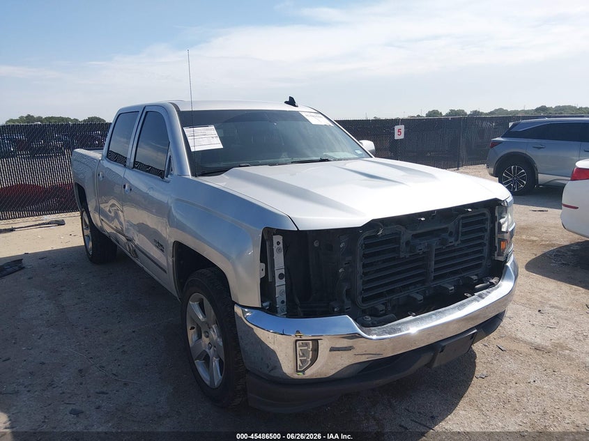2017 Chevrolet Silverado VIN 3GCPCREC5HG489676 IAAI salvage auction — FRONT & REAR, Original (Texas), sold $7,775 on 2026-08-25 (photo 1)