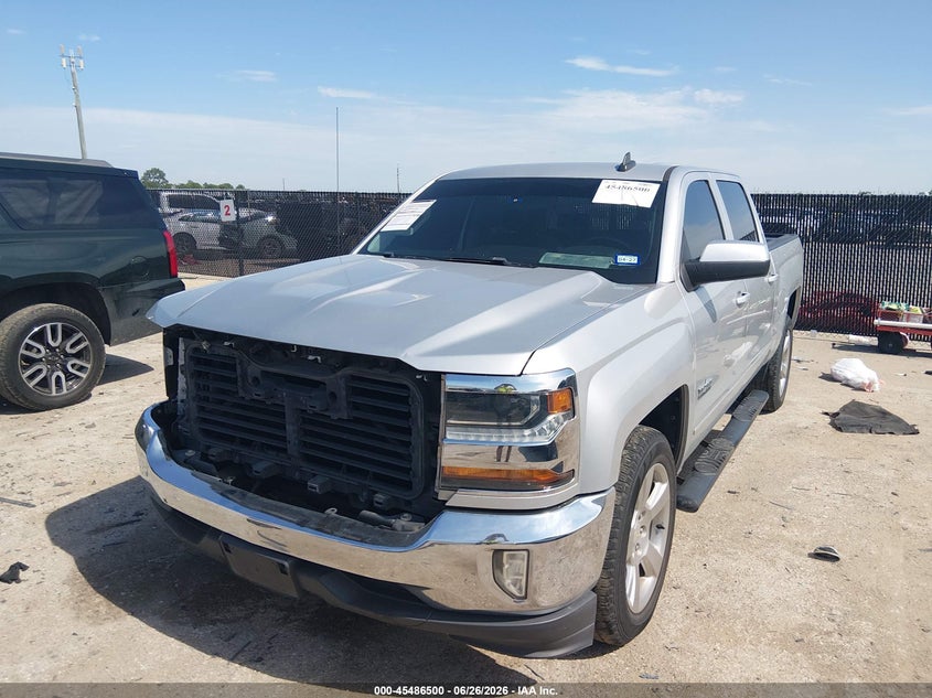 2017 Chevrolet Silverado VIN 3GCPCREC5HG489676 IAAI salvage auction — FRONT & REAR, Original (Texas), sold $7,775 on 2026-08-25 (photo 2)
