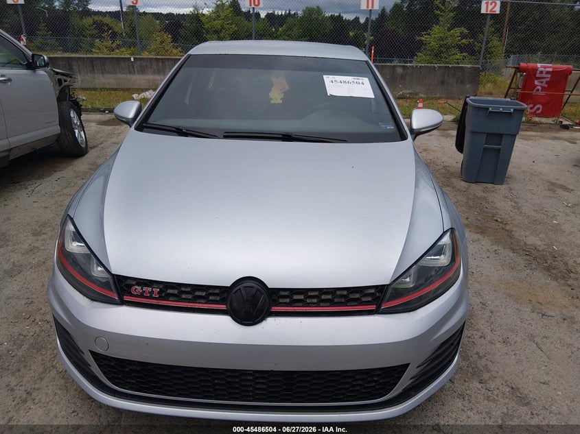 2015 Volkswagen Golf gti VIN 3VW547AU9FM095410 IAAI salvage auction — NORMAL WEAR, Clear (Washington), sold $6,100 on 2026-07-08 (photo 6)