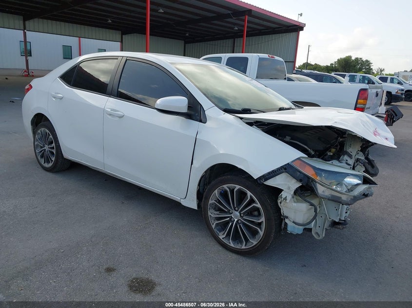 2014 Toyota Corolla VIN 5YFBURHE4EP020167 IAAI salvage auction — FRONT END, Wait Title, sold $1,050 on 2026-08-02 (photo 1)