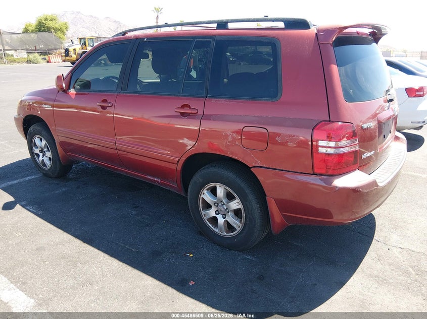 2002 Toyota Highlander VIN JTEHF21A420089042 IAAI salvage auction — NORMAL WEAR, Clear (Nevada), sold $250 on 2026-07-18 (photo 3)