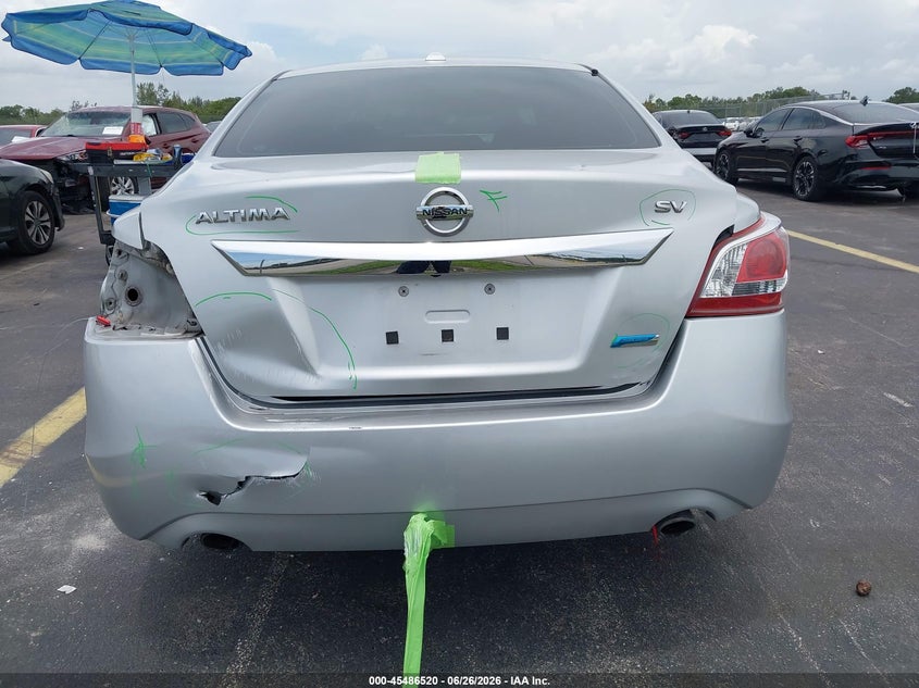 2013 Nissan Altima VIN 1N4AL3AP8DC142843 IAAI salvage auction — REAR END, Rebuildable (Florida), sold $500 on 2026-07-10 (photo 6)