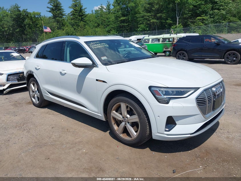 2019 Audi E-tron VIN WA1LAAGEXKB022848 IAAI salvage auction — REAR END, Salvage (Massachusetts), sold $13,200 on 2026-08-07 (photo 1)