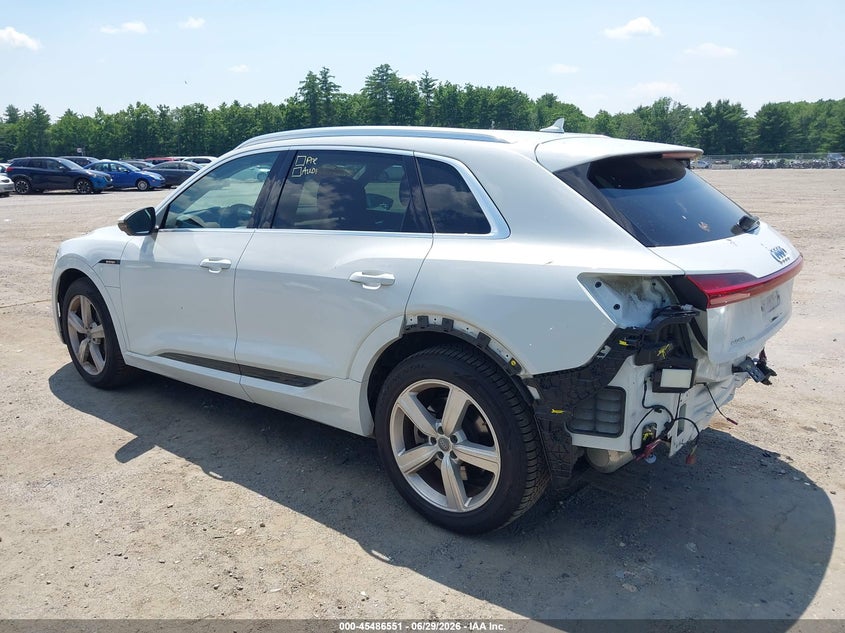 2019 Audi E-tron VIN WA1LAAGEXKB022848 IAAI salvage auction — REAR END, Salvage (Massachusetts), sold $13,200 on 2026-08-07 (photo 3)