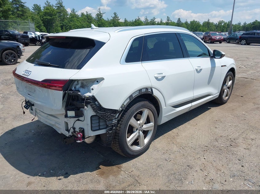 2019 Audi E-tron VIN WA1LAAGEXKB022848 IAAI salvage auction — REAR END, Salvage (Massachusetts), sold $13,200 on 2026-08-07 (photo 4)