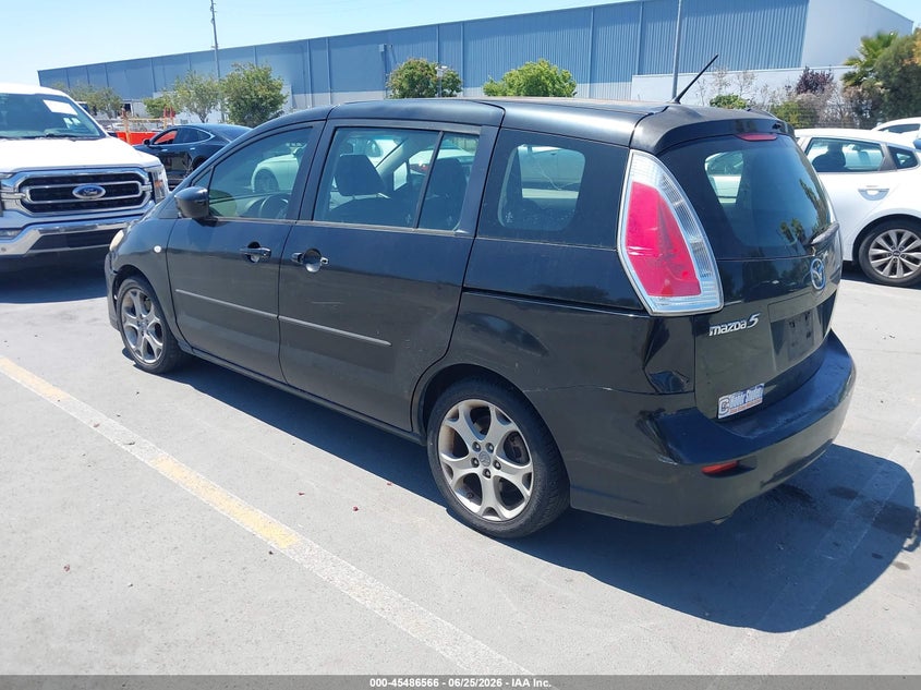 2009 Mazda 5 VIN JM1CR29L190344204 IAAI salvage auction — NORMAL WEAR, Clear - Dealer Only (California), sold $375 on 2026-07-06 (photo 3)
