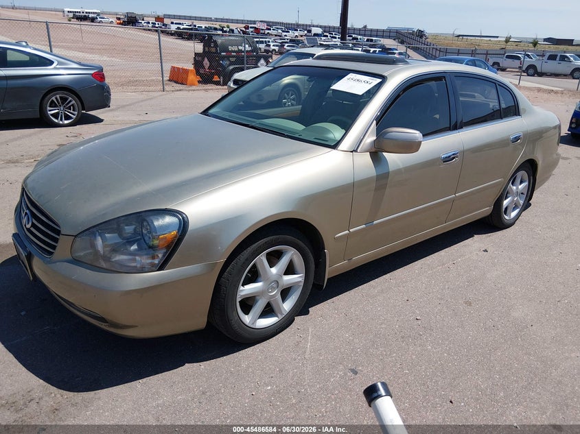 2003 Infiniti Q45 VIN JNKBF01A33M102841 IAAI salvage auction — NORMAL WEAR, Clear (Colorado), sold $175 on 2026-07-08 (photo 2)