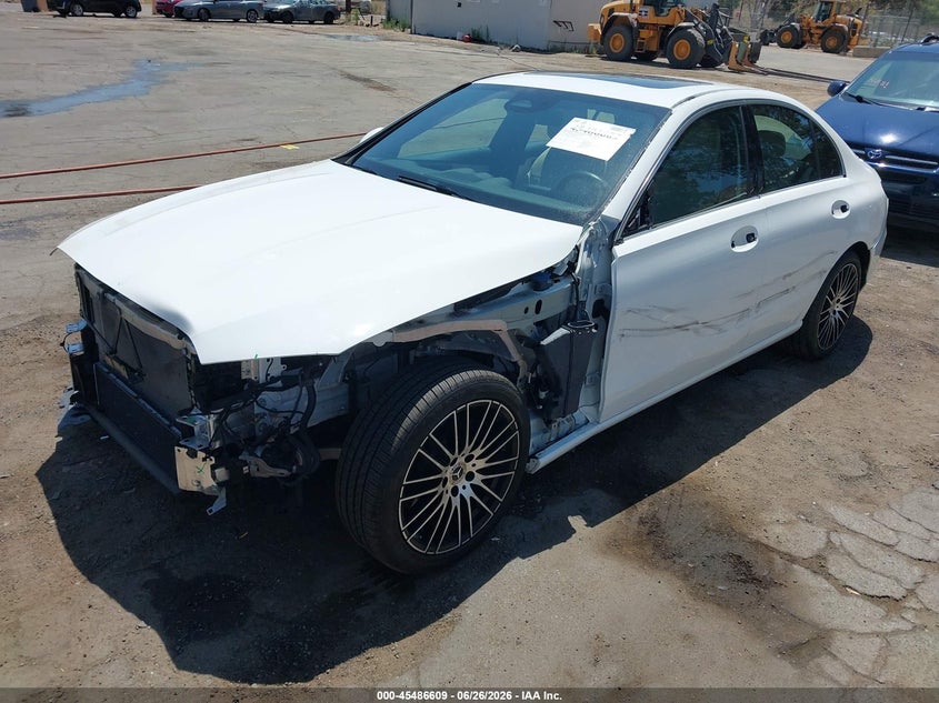 2023 Mercedes-benz C-klasse VIN W1KAF4GB9PR084557 IAAI salvage auction — FRONT END, Salvage (California), sold $16,350 on 2026-07-20 (photo 2)