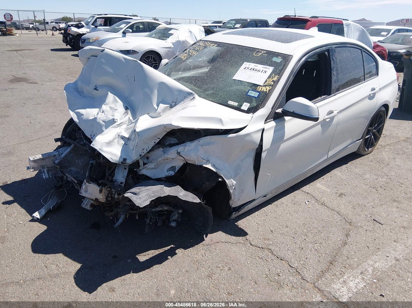 2016 BMW 3er VIN WBA8E9C53GK648136 IAAI salvage auction — FRONT END, Salvage (Texas), sold $475 on 2026-07-29 (photo 2)
