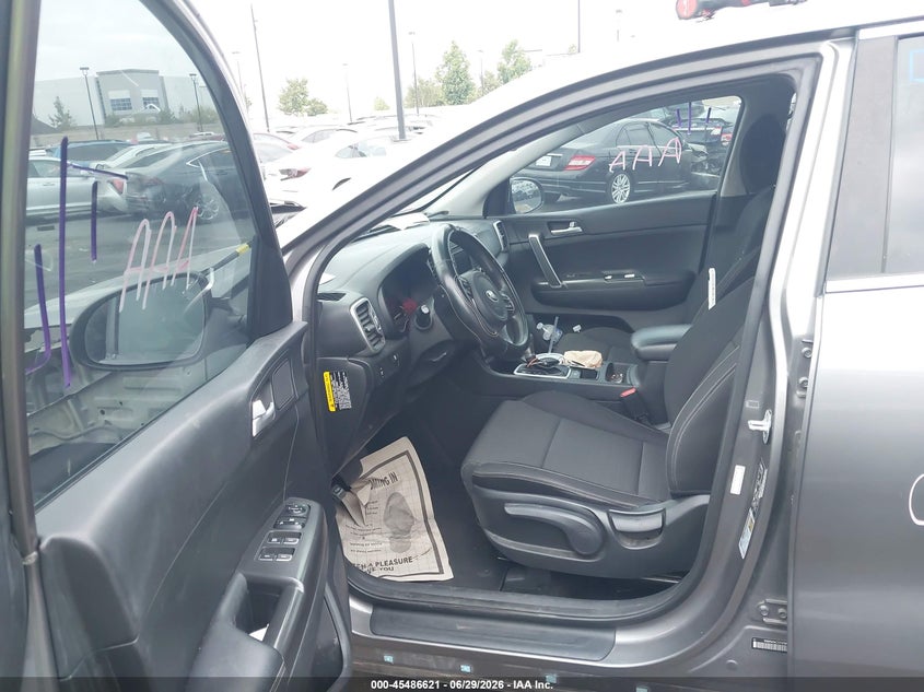 2018 Kia Sportage VIN KNDPM3AC7J7429819 IAAI salvage auction — LEFT FRONT, Salvage Title, sold $1,900 on 2026-07-13 (photo 5)