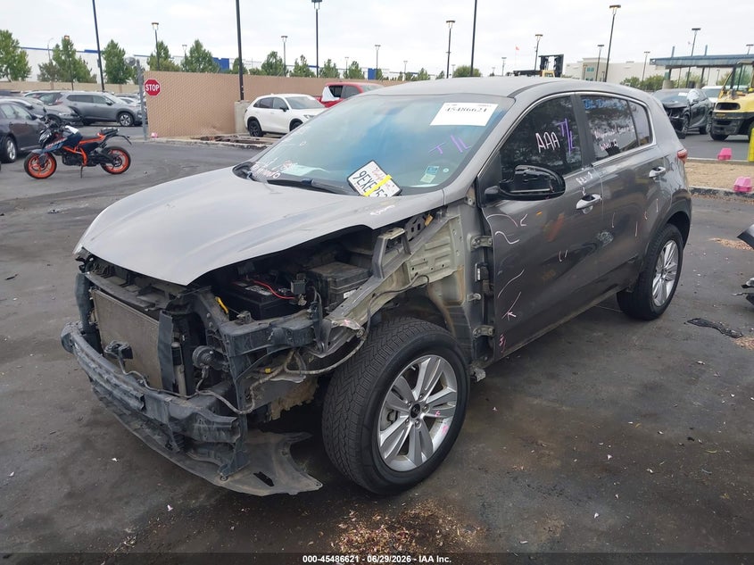 2018 Kia Sportage VIN KNDPM3AC7J7429819 IAAI salvage auction — LEFT FRONT, Salvage Title, sold $1,900 on 2026-07-13 (photo 6)