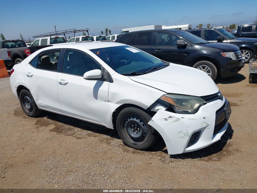 2015 Toyota Corolla VIN 5YFBURHE9FP340702 IAAI salvage auction — FRONT END, Salvage (California), sold $2,600 on 2026-07-13 (photo 1)