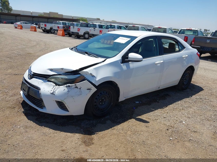 2015 Toyota Corolla VIN 5YFBURHE9FP340702 IAAI salvage auction — FRONT END, Salvage (California), sold $2,600 on 2026-07-13 (photo 2)