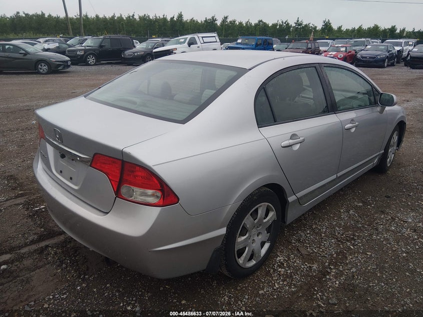 2010 Honda Civic VIN 2HGFA1E56AH566423 IAAI salvage auction — RIGHT FRONT, Salvage (Pennsylvania), sold $950 on 2026-07-29 (photo 4)
