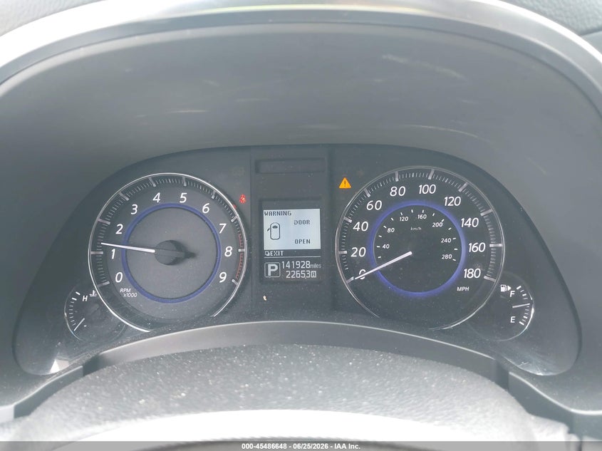 2016 Infiniti Qx70 VIN JN8CS1MU5GM670273 IAAI salvage auction — FRONT END, Salvage Title, sold $2,400 on 2026-08-21 (photo 7)