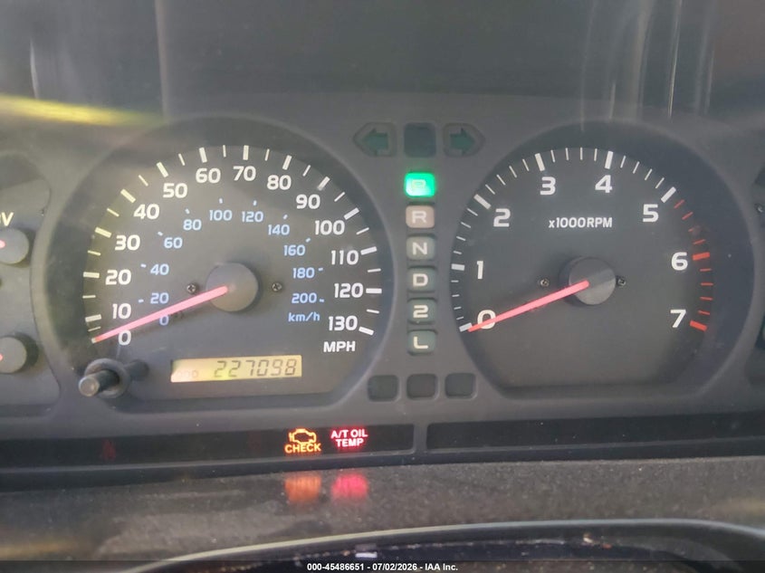 1999 Toyota Land cruiser VIN JT3HT05JXX0044100 IAAI salvage auction — NORMAL WEAR, Clear (Idaho), sold $4,000 on 2026-07-10 (photo 7)