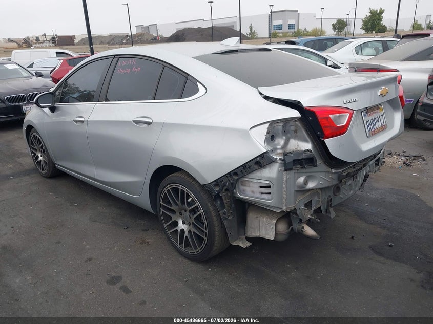 2018 Chevrolet Cruze VIN 1G1BE5SM4J7122871 IAAI salvage auction — REAR END, Salvage Title, sold $1,500 on 2026-07-31 (photo 3)