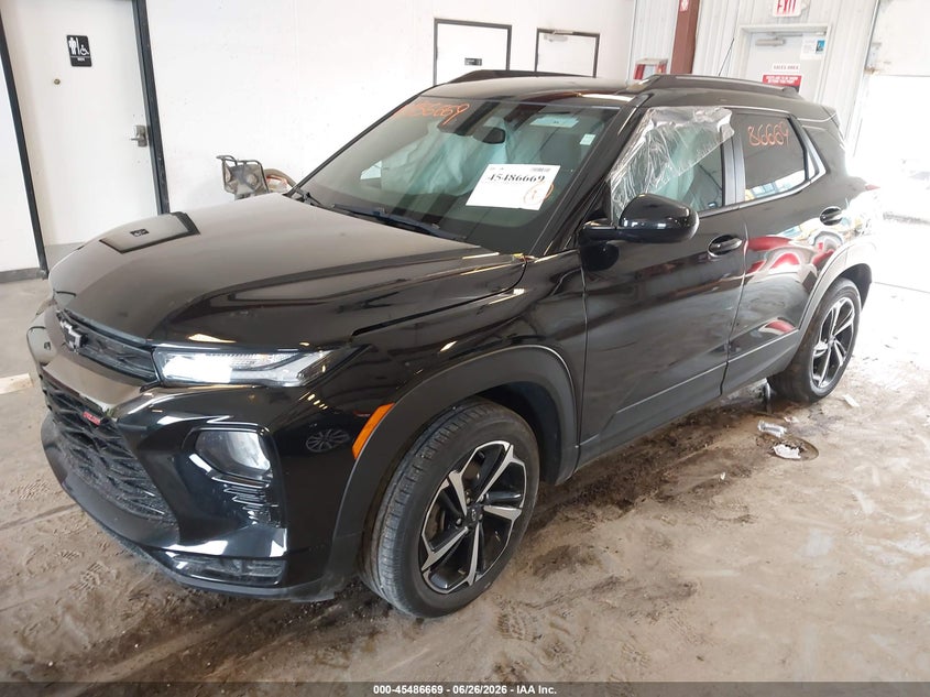 2022 Chevrolet Trailblazer VIN KL79MTSL9NB076149 IAAI salvage auction — UNDERCARRIAGE, Clear (Michigan), sold $7,375 on 2026-09-02 (photo 2)
