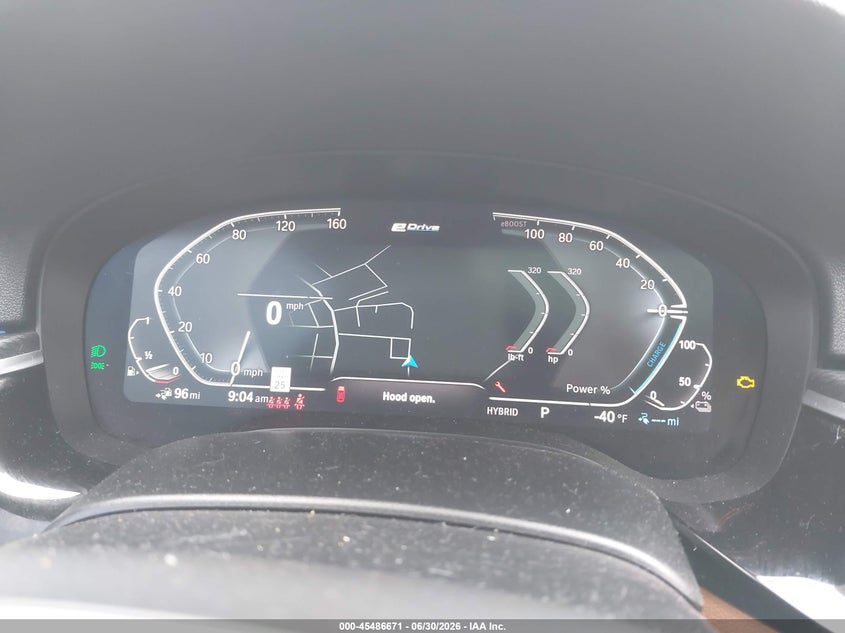 2023 BMW 5er VIN WBA13AG08PCM25608 IAAI salvage auction — FRONT END, Salvage Title, sold $20,500 on 2026-08-14 (photo 7)
