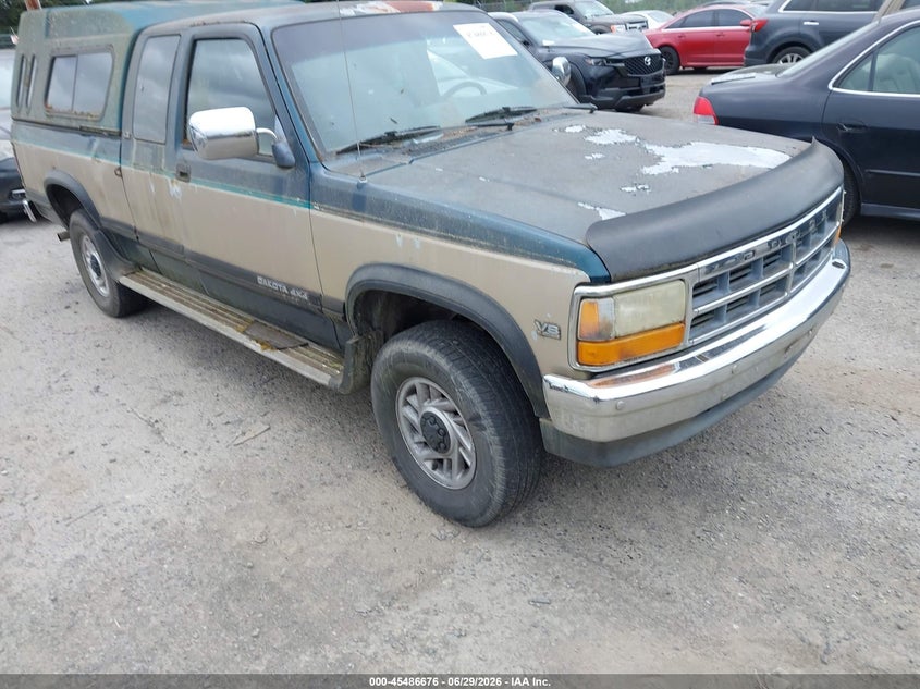 1993 Dodge Dakota VIN 1B7GG23Y8PS160875 IAAI salvage auction — NORMAL WEAR, Clear (Washington), sold $325 on 2026-07-08 (photo 1)