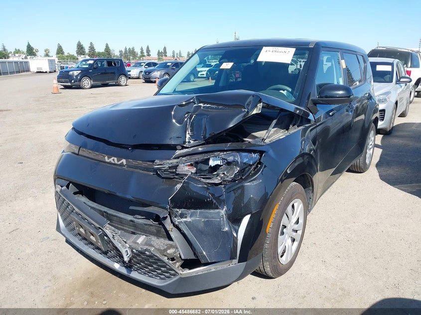 2025 Kia Soul VIN KNDJ23AU7S7250976 IAAI salvage auction — FRONT END, Salvage (California), sold $25 on 2026-07-21 (photo 2)