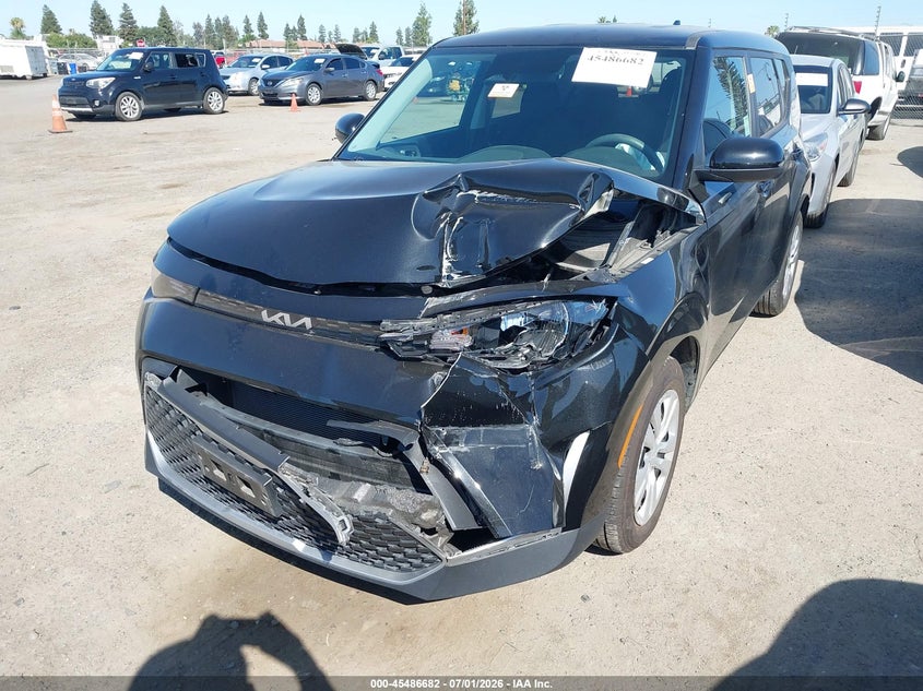 2025 Kia Soul VIN KNDJ23AU7S7250976 IAAI salvage auction — FRONT END, Salvage (California), sold $25 on 2026-07-21 (photo 6)