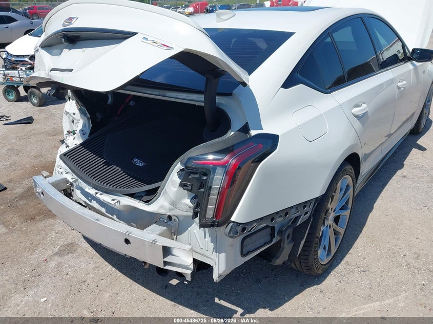 2021 Cadillac Ct5 VIN 1G6DR5RW5M0130196 IAAI salvage auction — REAR END, Rebuildable (Florida), sold $8,650 on 2026-07-30 (photo 6)