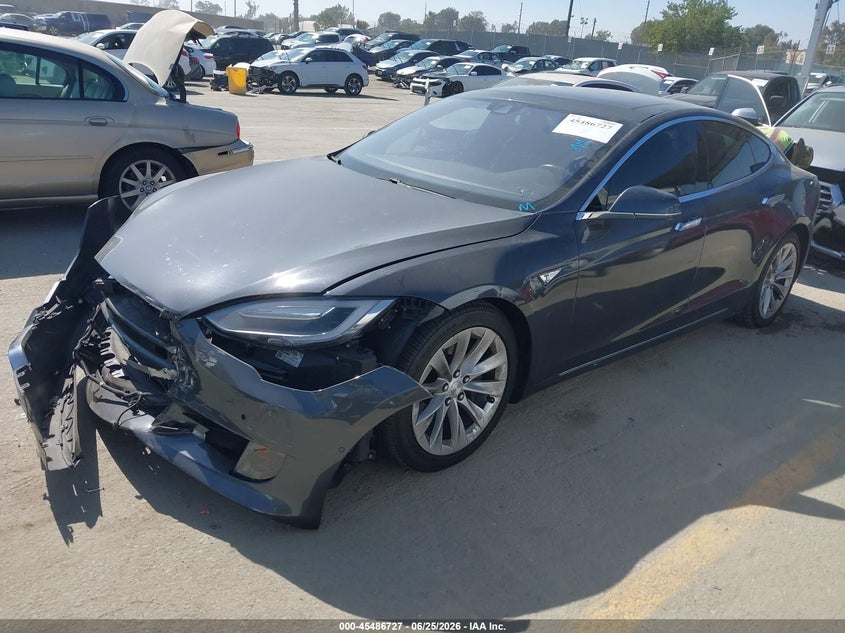 2016 Tesla Model s VIN 5YJSA1E26GF147358 IAAI salvage auction — FRONT END, Salvage (California), sold $5,200 on 2026-07-10 (photo 2)