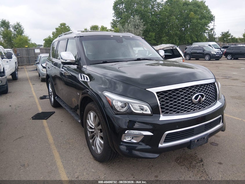 2015 Infiniti Qx80 VIN JN8AZ2NE2F9080579 IAAI salvage auction — NORMAL WEAR, Clear (Colorado), sold $1,175 on 2026-07-28 (photo 1)