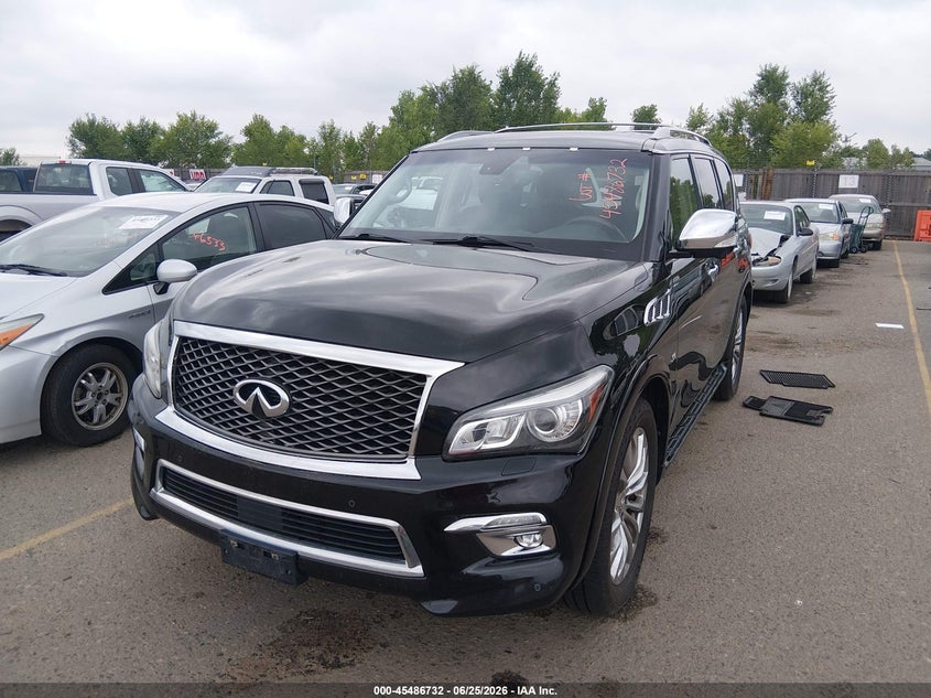 2015 Infiniti Qx80 VIN JN8AZ2NE2F9080579 IAAI salvage auction — NORMAL WEAR, Clear (Colorado), sold $1,175 on 2026-07-28 (photo 2)