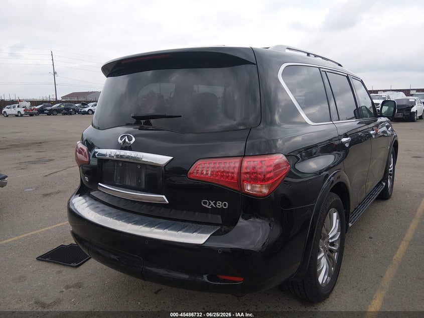 2015 Infiniti Qx80 VIN JN8AZ2NE2F9080579 IAAI salvage auction — NORMAL WEAR, Clear (Colorado), sold $1,175 on 2026-07-28 (photo 4)