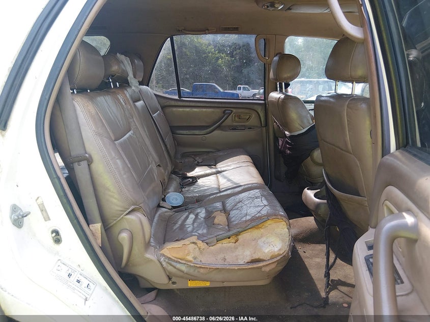 2002 Toyota Sequoia VIN 5TDZT34A02S128841 IAAI salvage auction — NORMAL WEAR, Clear (Virginia), sold $950 on 2026-07-29 (photo 8)