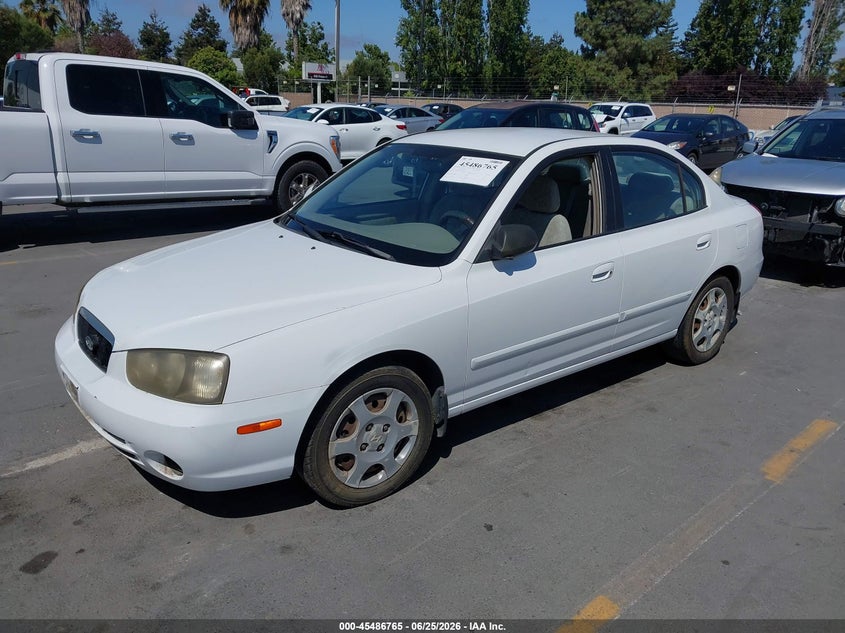 2001 Hyundai Elantra VIN KMHDN45D91U067336 IAAI salvage auction — NORMAL WEAR, Clear - Dealer Only (California), sold $950 on 2026-07-06 (photo 2)