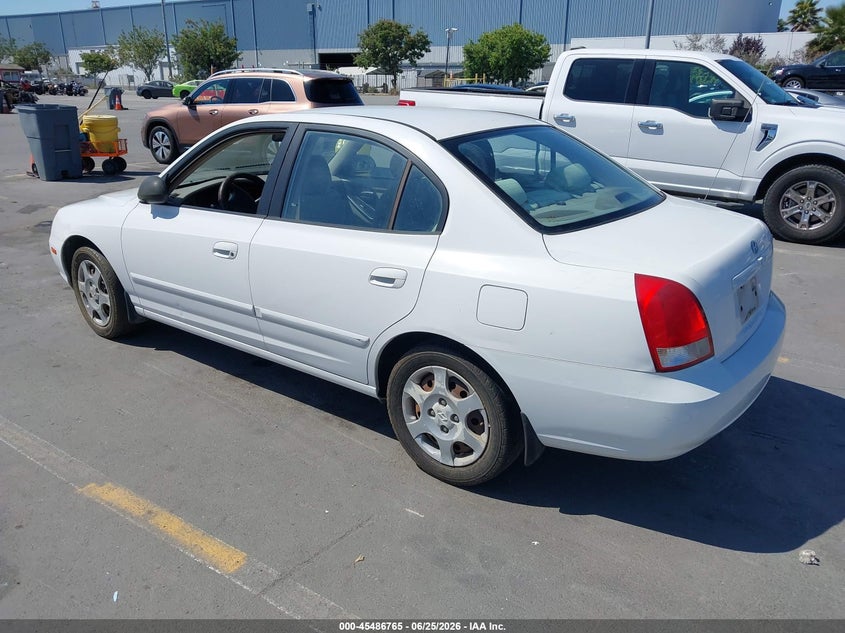 2001 Hyundai Elantra VIN KMHDN45D91U067336 IAAI salvage auction — NORMAL WEAR, Clear - Dealer Only (California), sold $950 on 2026-07-06 (photo 3)