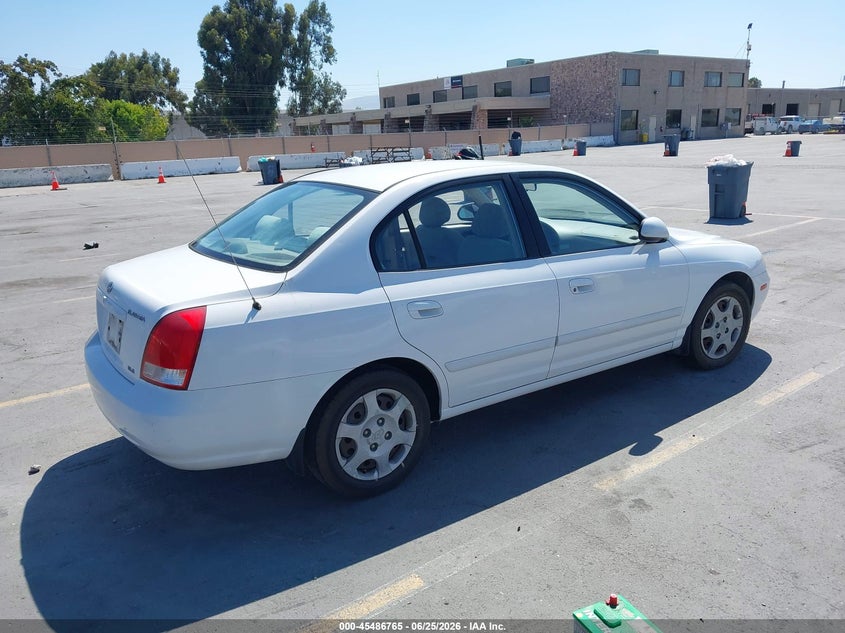 2001 Hyundai Elantra VIN KMHDN45D91U067336 IAAI salvage auction — NORMAL WEAR, Clear - Dealer Only (California), sold $950 on 2026-07-06 (photo 4)