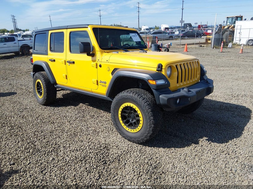 2018 Jeep Wrangler / VIN 1C4HJXDG8JW281222 — IAAI salvage auction photo