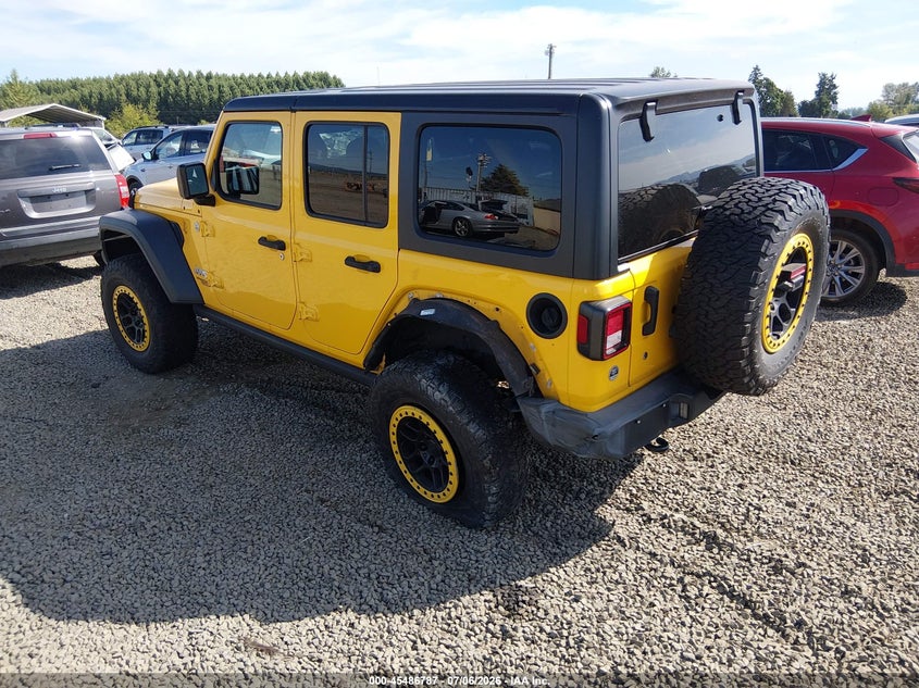 2018 Jeep Wrangler / VIN 1C4HJXDG8JW281222 IAAI salvage auction — REAR END, Salvage (Oregon), sold $8,700 on 2026-09-07 (photo 3)